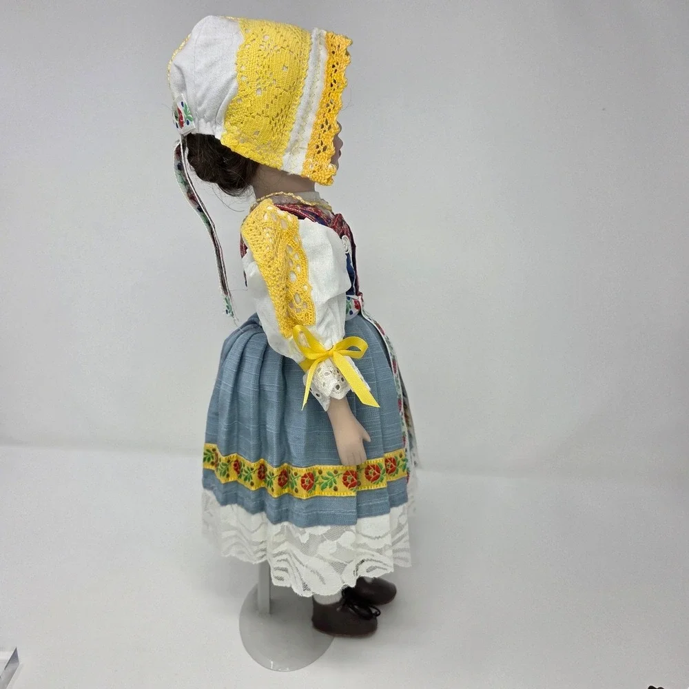 Vintage Piestany Folk Costume Doll Slovakia Handmade Collectible‎ Porcelain 16